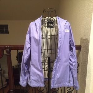 The North Face Hooded Rain Jacket Light Purple